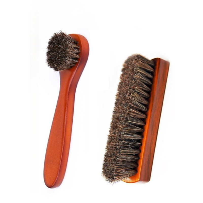 Brushing Boot Horse - Uzun Saplı Ayakkabı Fırçası At Kılı