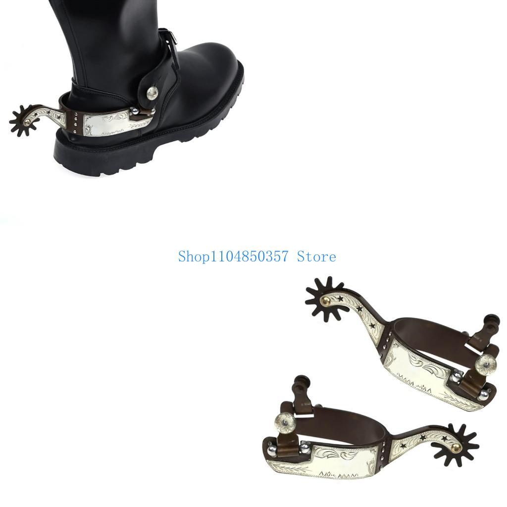 Brushing Boot Horse - 5ASD Rowel düşük karbonlu çelik atlı
