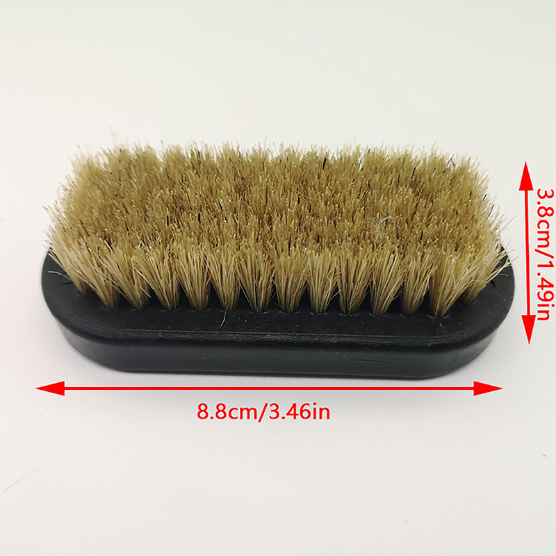 Brushing Boot Horse - Ayakkabı Cilası Fırçası Deri Domuz Kılı