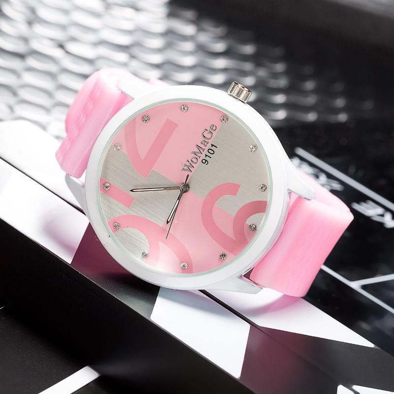 Outdoor Sport Watch - Womage kadın saatler moda sevimli pembe
