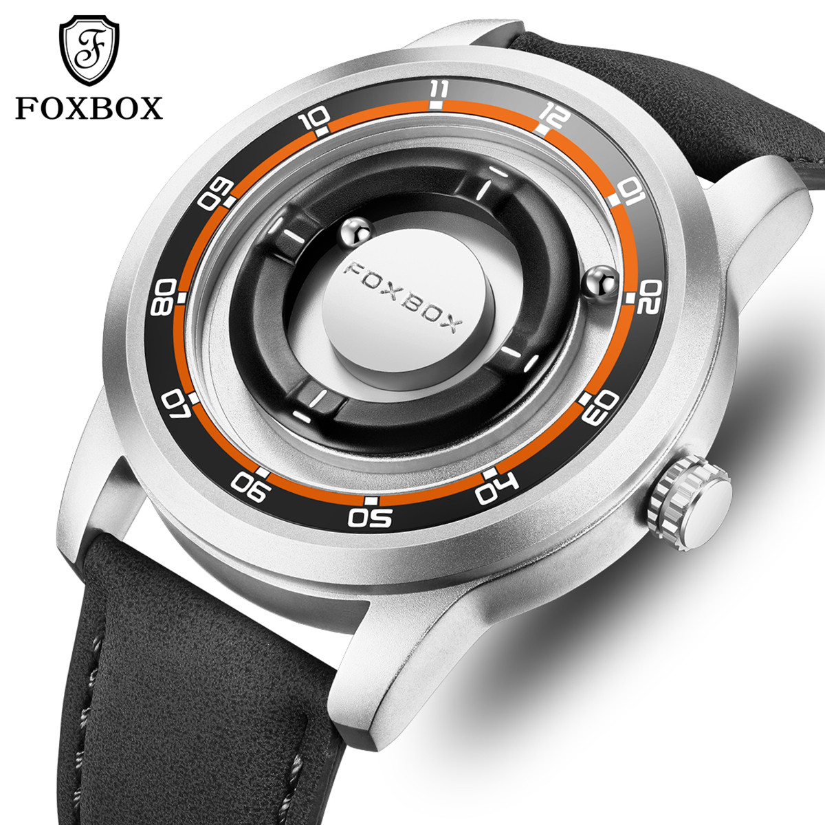 Outdoor Sport Watch - FOXBOX Manyetik Tahrikli Izle Moda Su