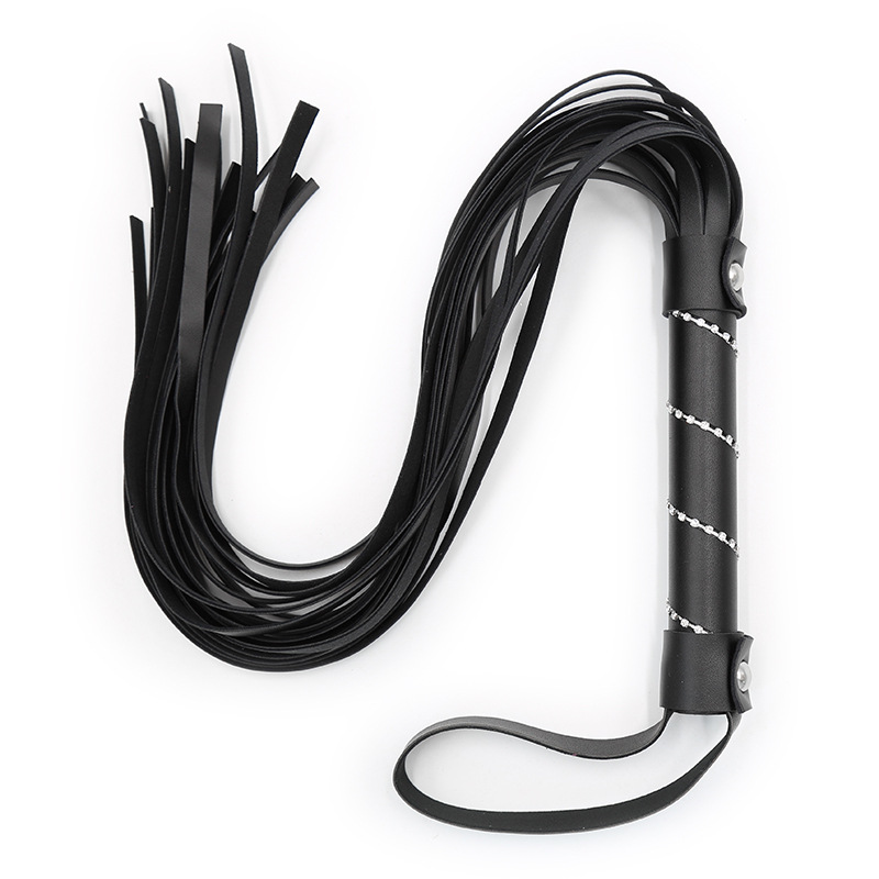 Riding Crop Dressage - 63.5cm elmas kakma kolu deri püsküller