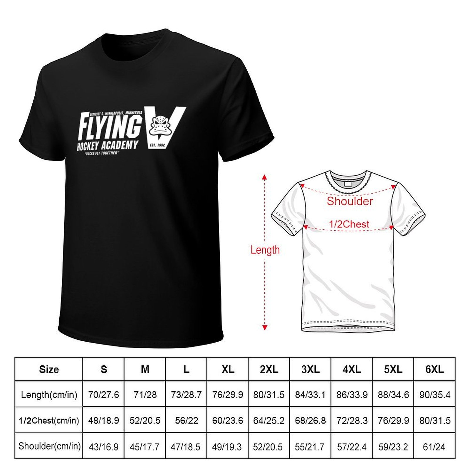 Flying V Hokey Akademisi Tişör - Academy Sports Outdoor incelemesi ve fiyatı