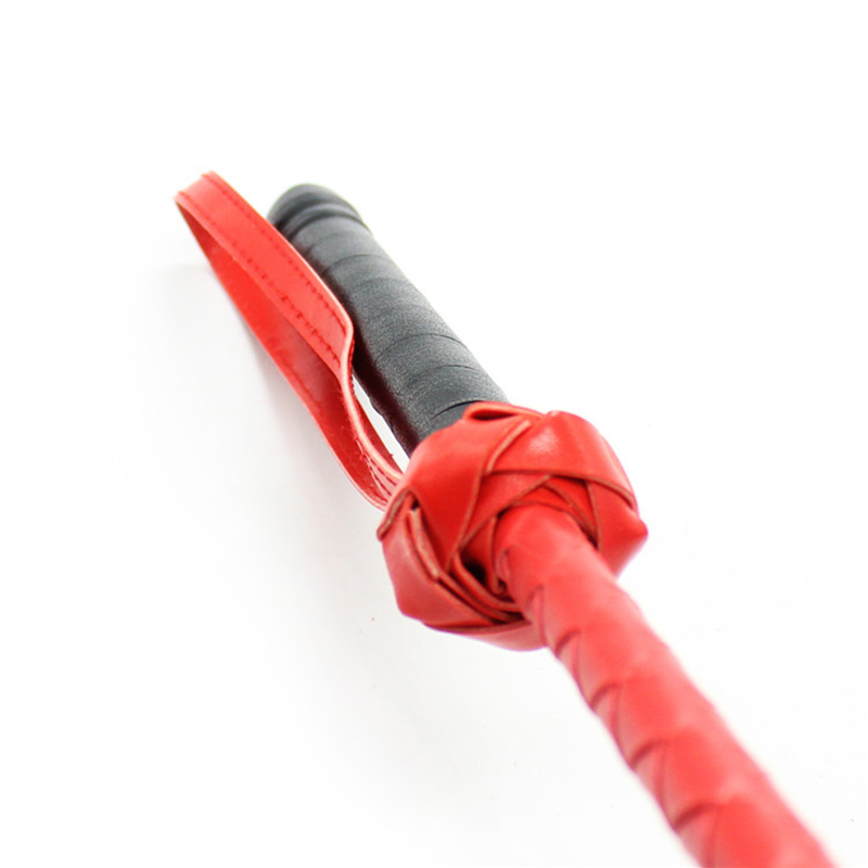 56cm kırmızı ve siyah deri uzu - Riding Crop Dressage incelemesi ve fiyatı