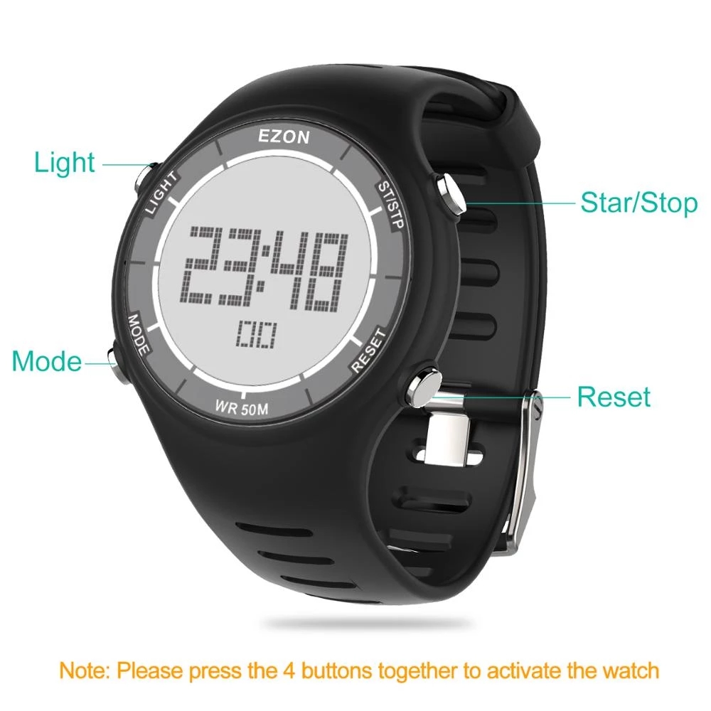 EZON Yeni Moda Kadın Dijital S - Outdoor Sport Watch incelemesi ve fiyatı