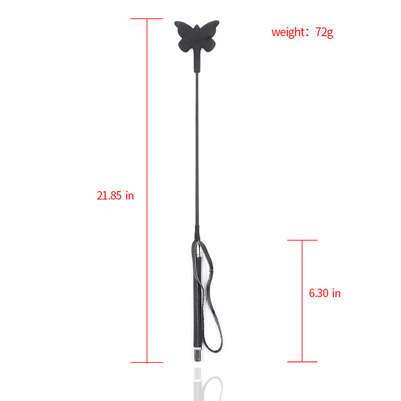 55CM siyah silikon kelebek şek - Riding Crop Dressage incelemesi ve fiyatı