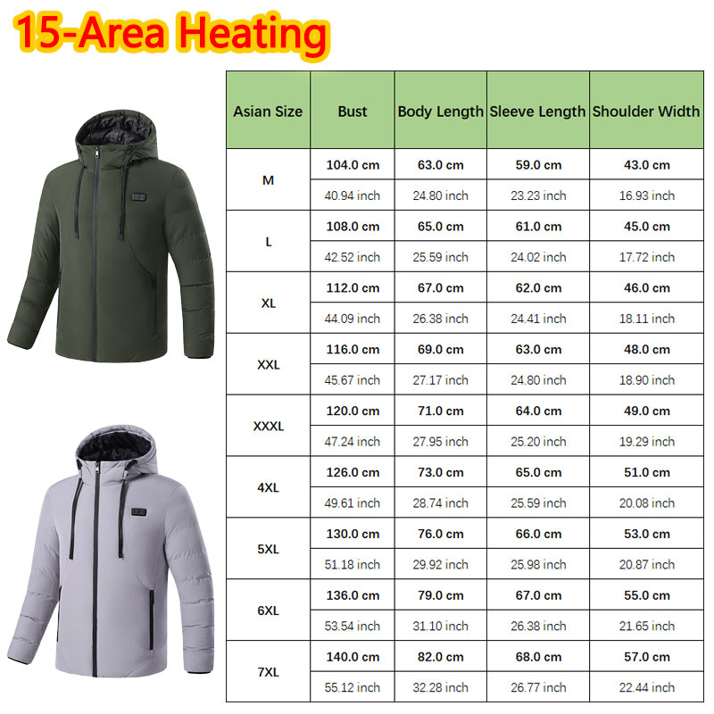 15 Bölge Isıtmalı Kışlık Kapüş - Outdoor Sport Coat incelemesi ve fiyatı