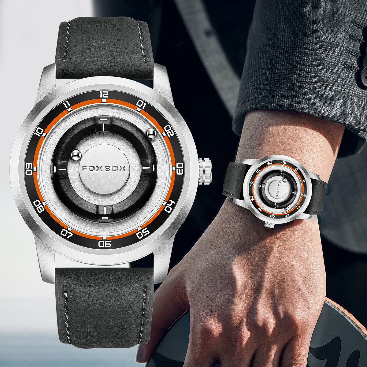 FOXBOX Manyetik Tahrikli Izle  - Outdoor Sport Watch incelemesi ve fiyatı