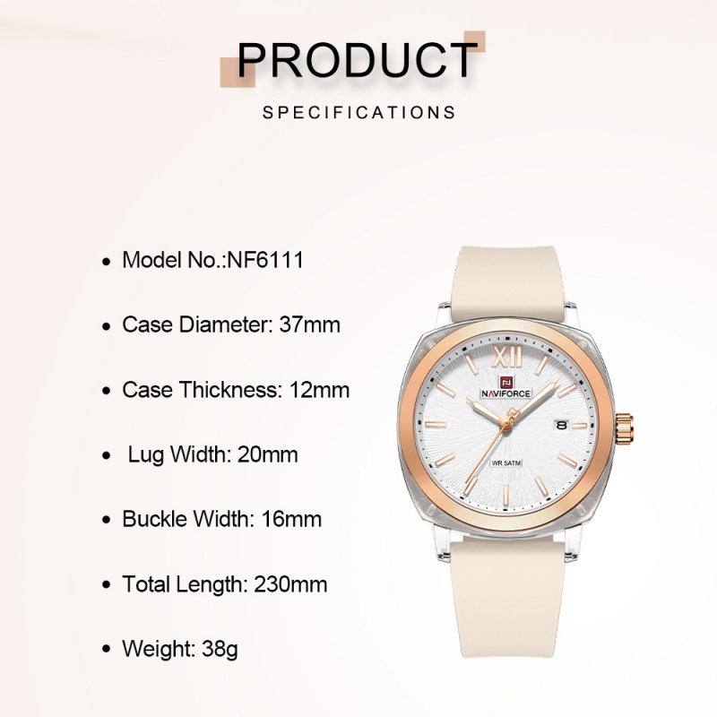 NAVIFORCE Minimalist Tarzı kad - Outdoor Sport Watch incelemesi ve fiyatı